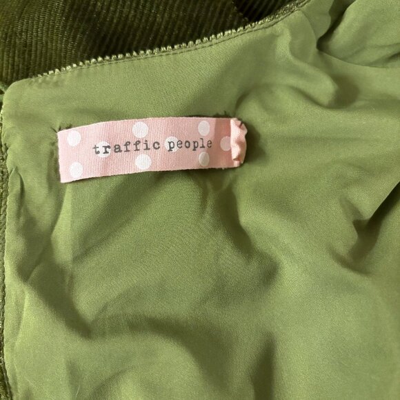 raffic People Yasmine Velvet Maxi Dress - Elegant Green - Picture 11 of 11